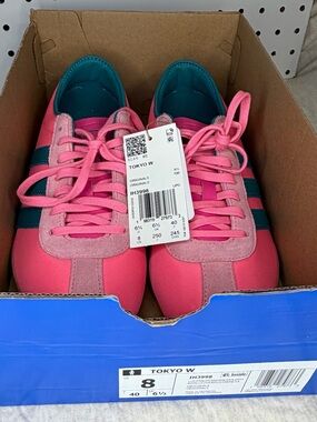 Adidas Tokyo W Women’s Size 8 Pink Green Sneakers IH3998 New With Box